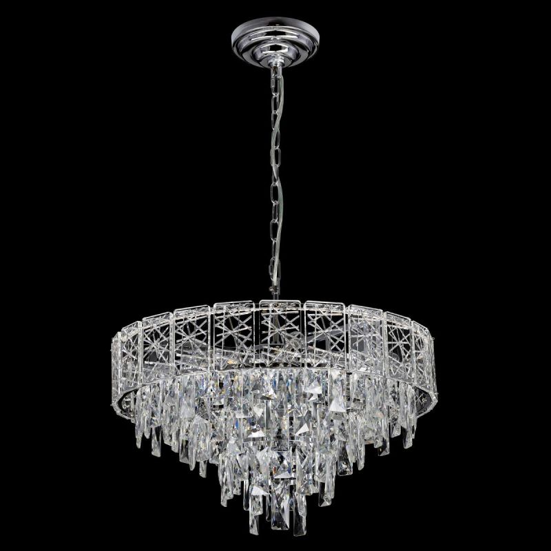 Люстра хрустальная подвесная Citilux SAGRADA Е14 3000К(теплый) 60W CL317251 фото 7