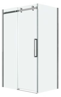 Душевой уголок Grossman Classic 120.K33.04.1590.10.00, 150х90 см, профиль хром, стекло прозрачное