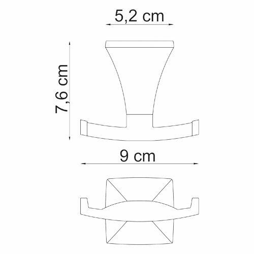 Крючок WasserKRAFT Wern K-2523D