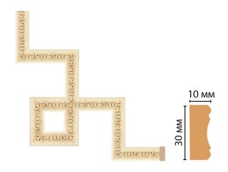 Декоративный угловой элемент Decomaster 165-3-1028 (300*300мм)
