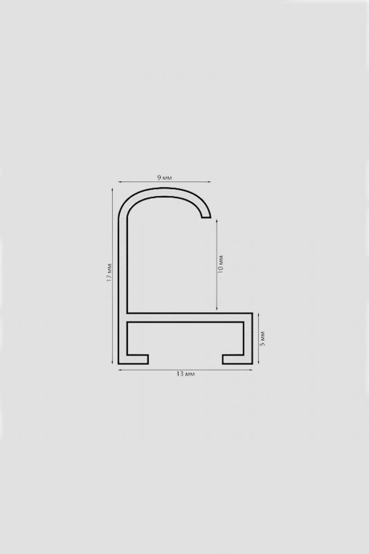 Золотая глянцевая рамка из алюминия ROUNDED'9 Domum Decoration BD-2062204 21х21 фото 3