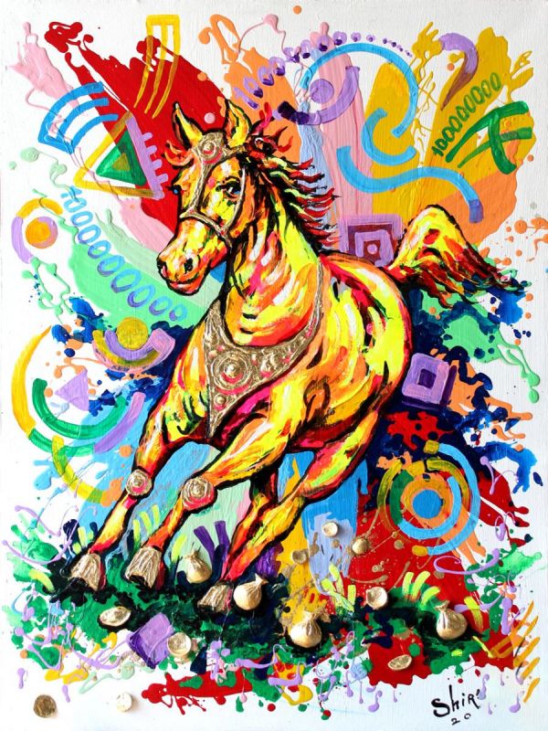 Картина "Золотой конь царя Мидаса" Александр Ширшов