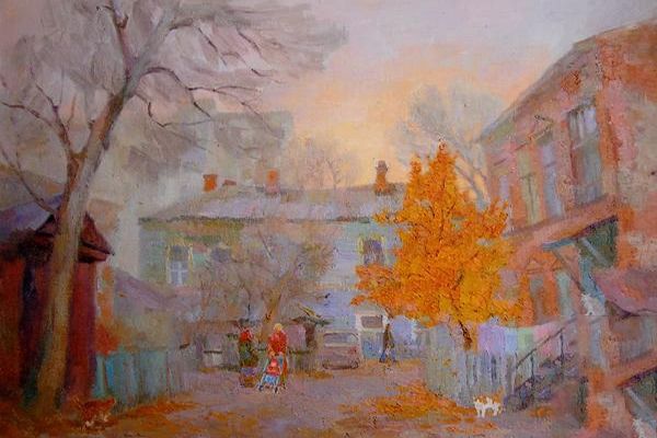 Картина "Осень" 60x80 Слыщенко Елена