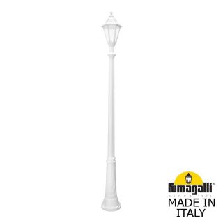 Садовый светильник-столб FUMAGALLI ANNA белый, прозрачный E22.156.000.WXF1R
