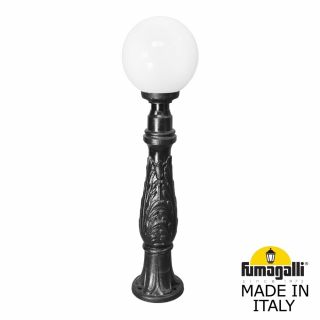 Садовый светильник-столбик Fumagalli GLOBE 250 черный, бежевый G25.162.000.AYF1R