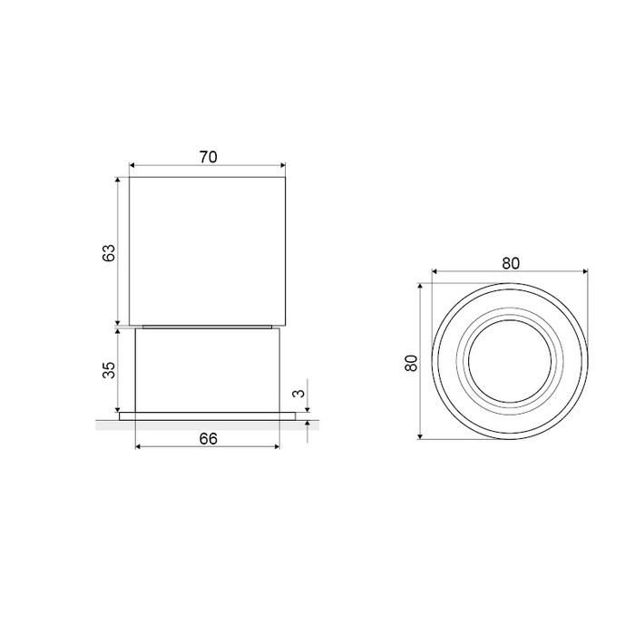 Стакан настольный Excellent Kobo DOEX.1714CR