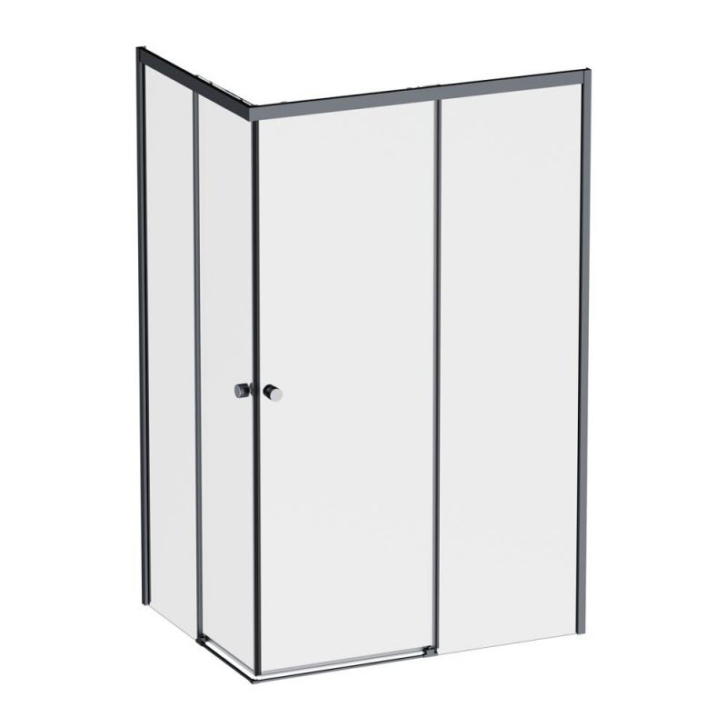 Душевой уголок AMPM X-Joy W94G-403-12090-BТ 120x90, профиль черный матовый, стекло прозрачное фото 9