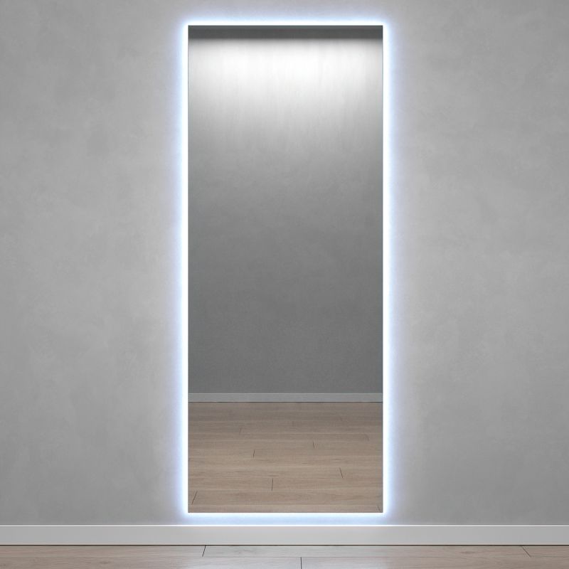 Зеркало безрамное с холодной HALFEO Slim NF LED XL BD-2839130
