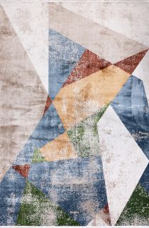 Турецкий ковер из полиэстера Carpet «PARKER» 0991A-CRE-BGE 240 x 340 см