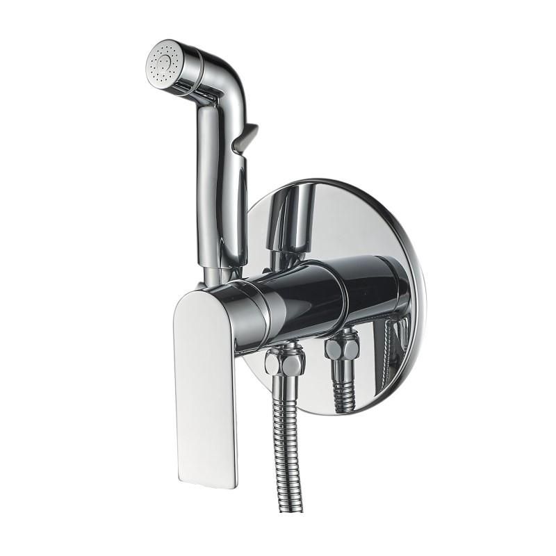 Гигиенический душ со смесителем Haiba HB55505 хром фото 1