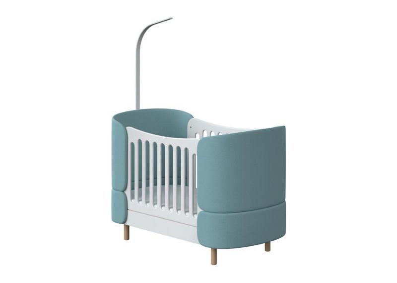Кроватка-трансформер Ellipsefurniture KIDI Soft (бирюзовый) KD040106010190 фото 2