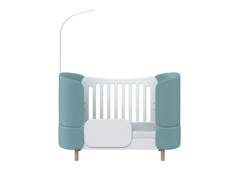Кроватка-трансформер Ellipsefurniture KIDI Soft (бирюзовый) KD040106010190 фото 4