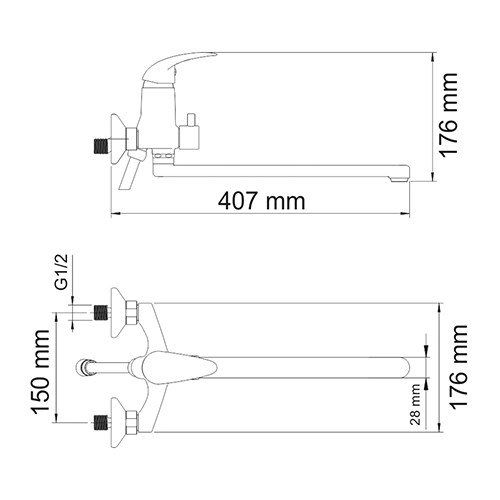 Смеситель WasserKRAFT Isen 2602L