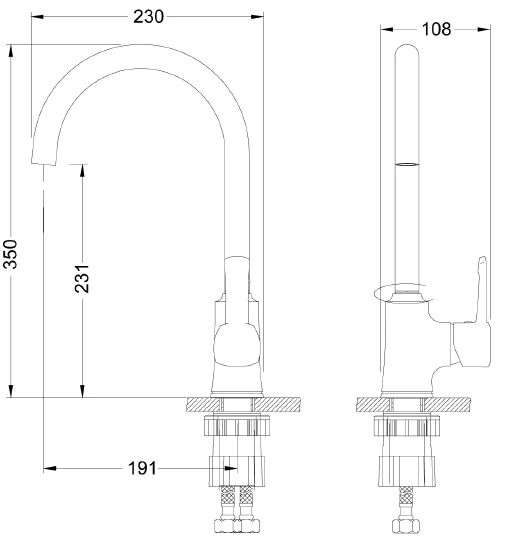 Смеситель Lemark LM0505C