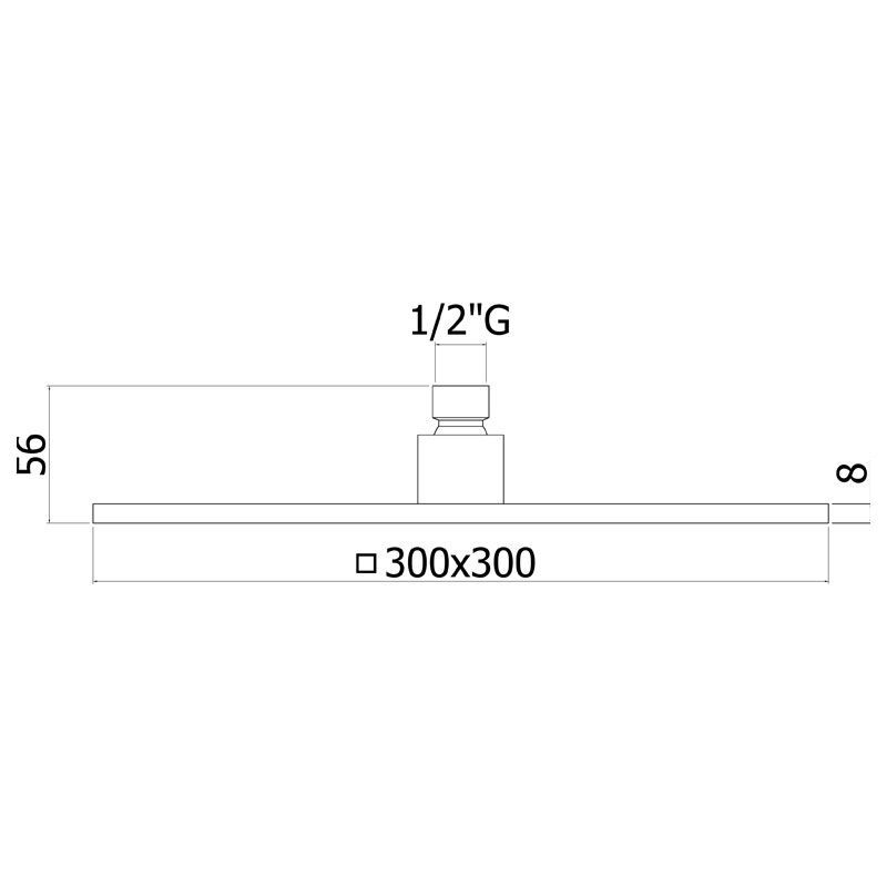 Верхний душ Paffoni Syncro King ZSOF078CR + ZSOF063CR фото 2