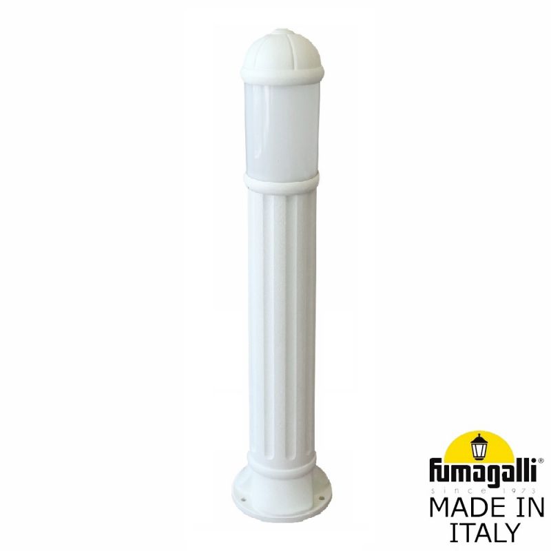 Садовый светильник-столбик Fumagalli SAURO белый, бежевый D15.555.000.WYF1R