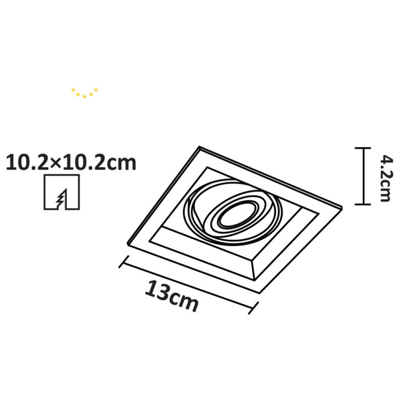 Светильник потолочный Arte Lamp Сanis A6661PL-1WH