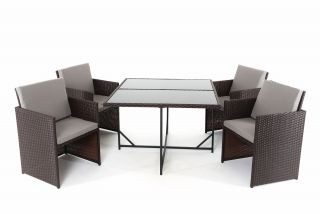 Обеденный комплект Vinotti (стол + 4 стула) BD-1889352