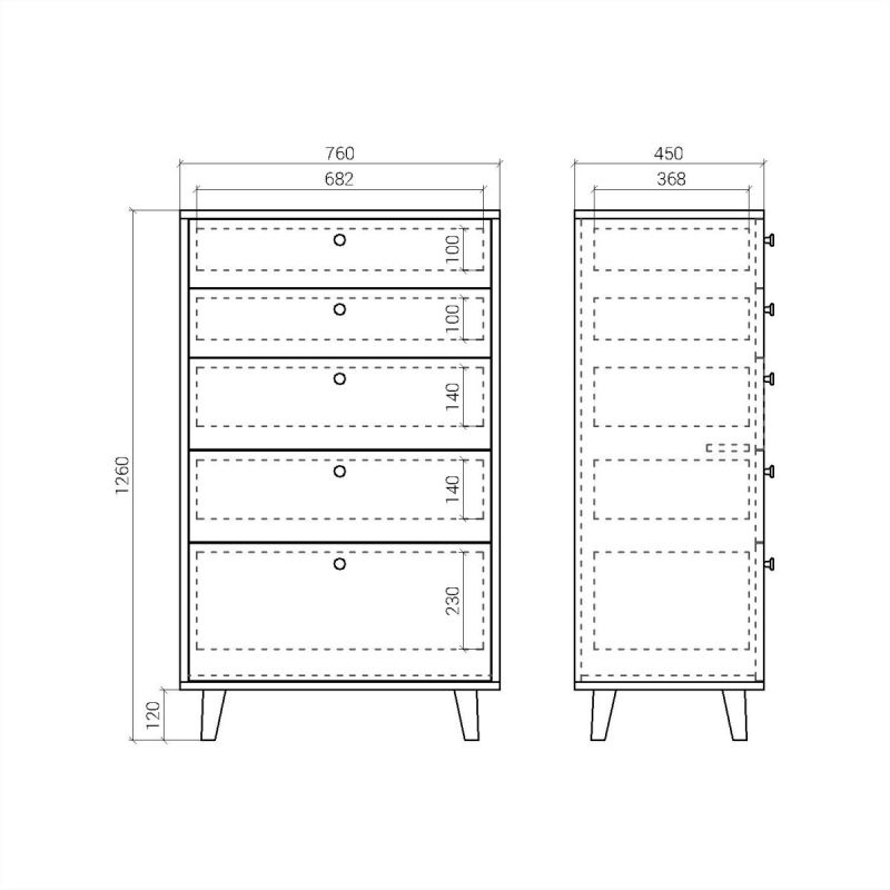 Комод The IDEA Twin BD-1964523