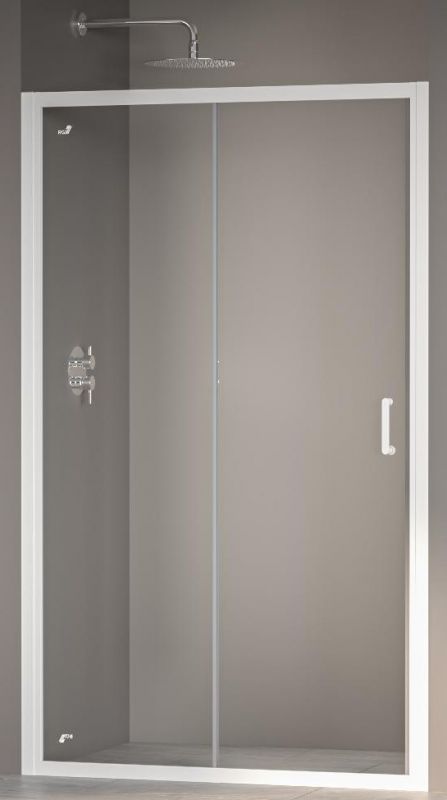 Душевая дверь RGW Passage PA-14W 41081415-15 150 см, профиль белый, стекло прозрачное фото 1