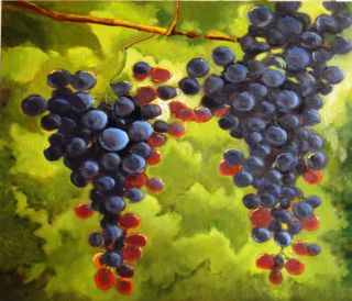 Картина "Вот такой виноград" Ирина Гвоздецкая