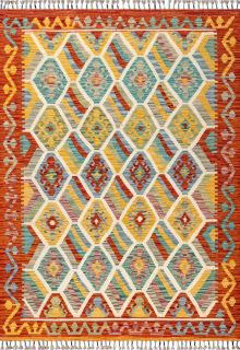 Пакистанский ковер из шерсти Carpet «KILIM» 23-73 130 x 182 см