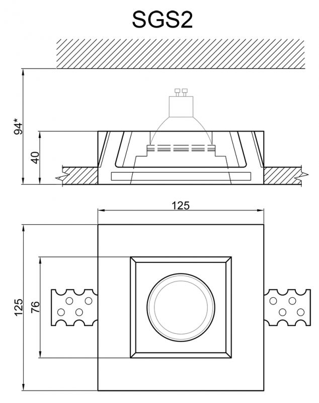 Гипсовый светильник Artpole SGS2 фото 2