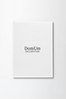 Белая рамка из алюминия ROUNDED'9 Domum Decoration BD-2062449 21x30