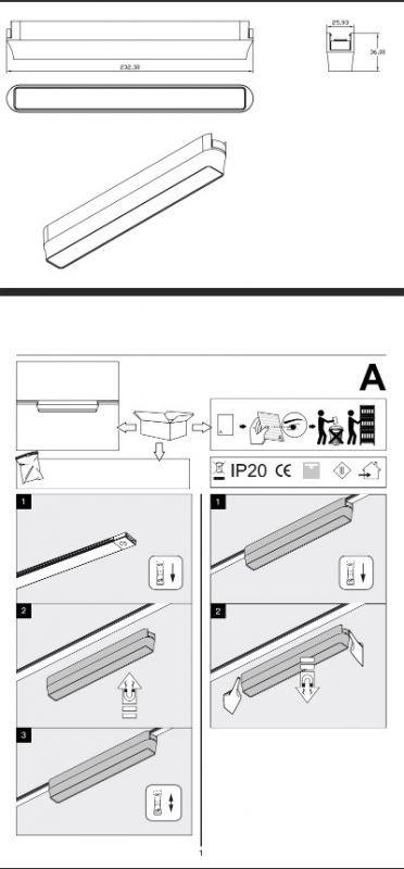 Светильник для трека Denkirs Air Linear 2700-6500 со светодиодом, 2700-6500K,черный,DK5360-BK фото 7