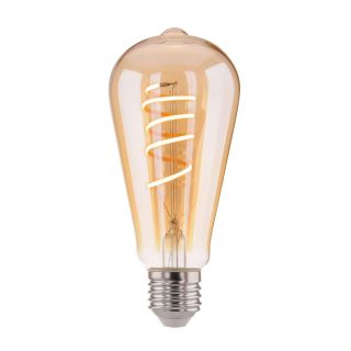 Филаментная светодиодная лампа Elektrostandart ST64 F 8W 3300K E27 (тонированная) BLE2717