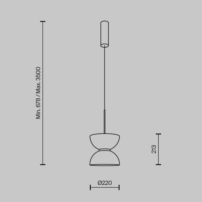 Подвесной светильник Maytoni Kyoto 220-240V 11W IP20 3000K MOD178PL-L11G3K фото 8