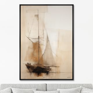 Репродукция картины ArtNoMore на холсте The Coravels, No 1, 2024г.