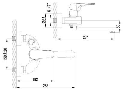 Смеситель Lemark Shift LM4314C