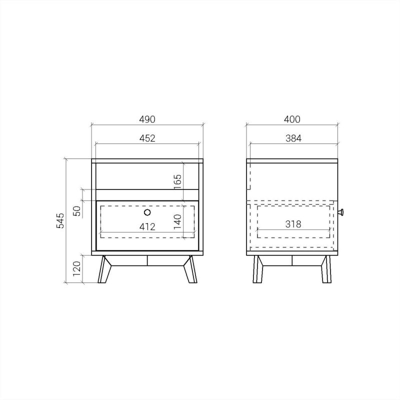 Прикроватная тумба The IDEA Frame BD-1964810