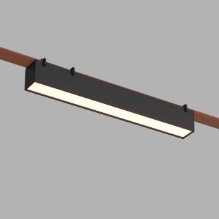 Cветильник для трека-ремня Denkirs Belty Linear, со светодиодом,4000K,черный,DK5574-BK