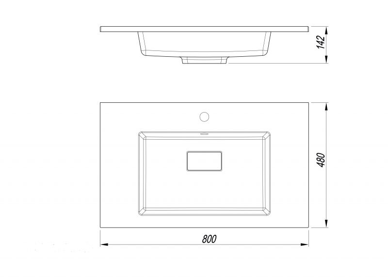 Раковина мебельная Style line LINE СС-00002457 жасмин фото 2