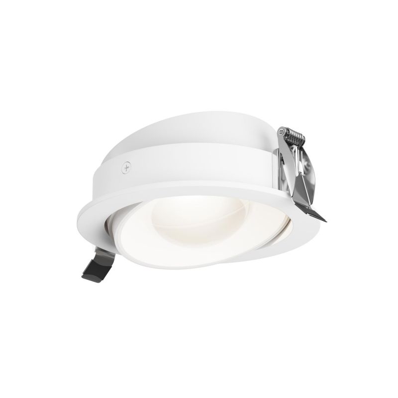 Встраиваемый светильник Maytoni Lens IP44 LED 3000К(теплый) 12W DL105-12W3K-W фото 1