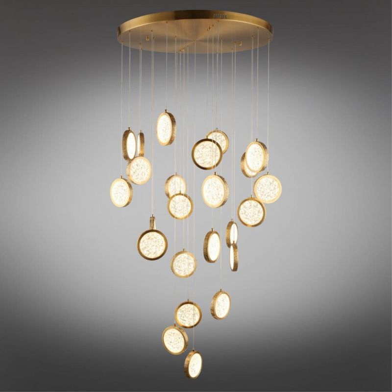 Люстра подвесная Aployt Yulali LED 3000К(теплый) 168W APL.048.03.168 фото 2