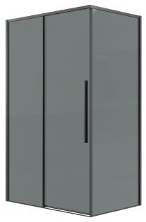 Душевой уголок Grossman Galaxy 120.K33.01.1010.42.10, 100х100 см, профиль графит сатин, стекло тонированное