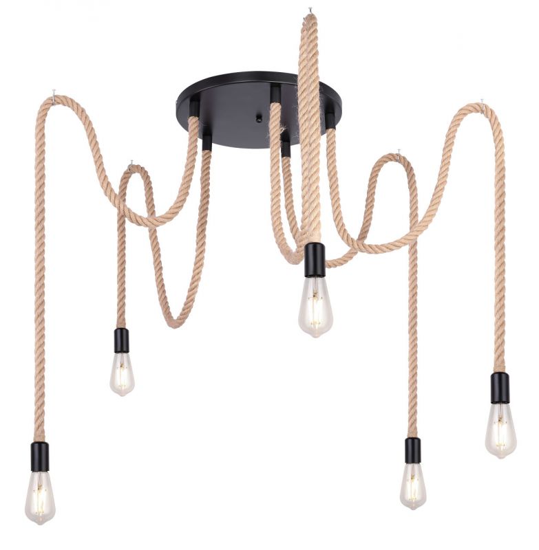 Светильник подвесной Globo Lighting Ulleu E27 69029-5H фото 1