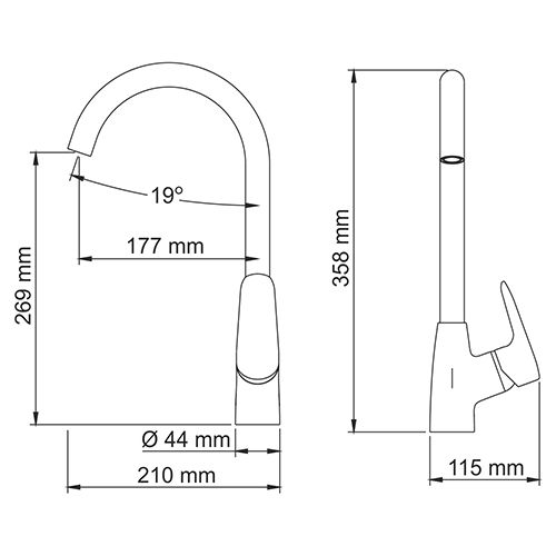 Смеситель WasserKRAFT Vils 5607