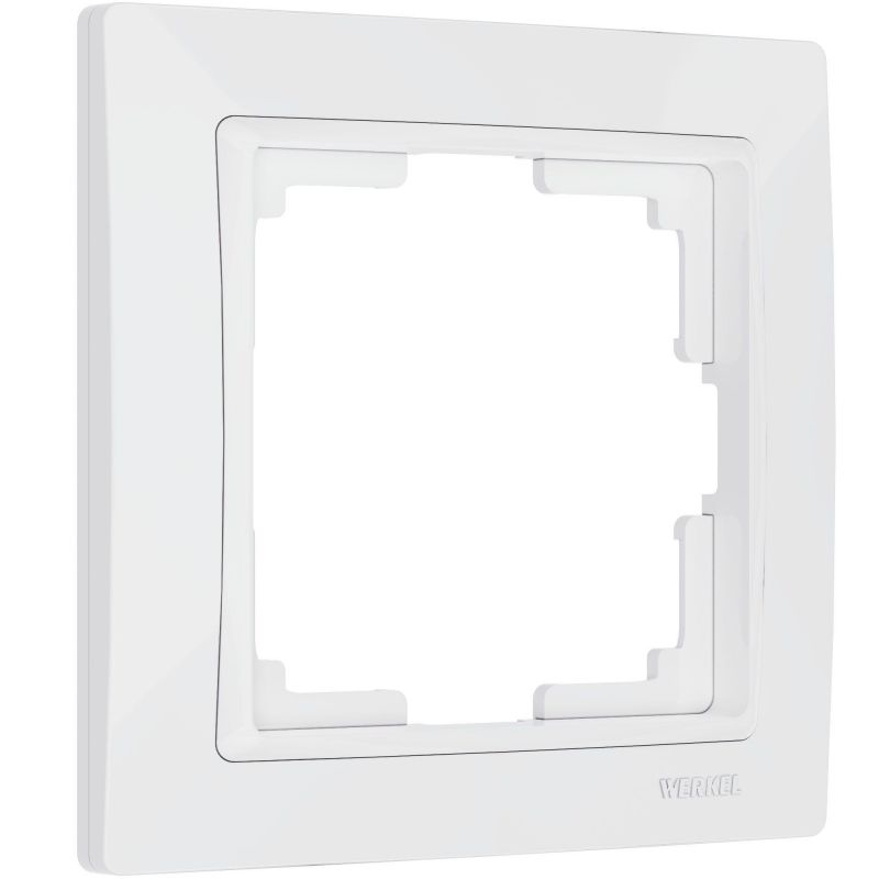 Рамка на 1 пост (белый, basic) Werkel W0012001 фото 1