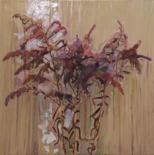 Картина "Дикие травы в серебре" Мария Барковская