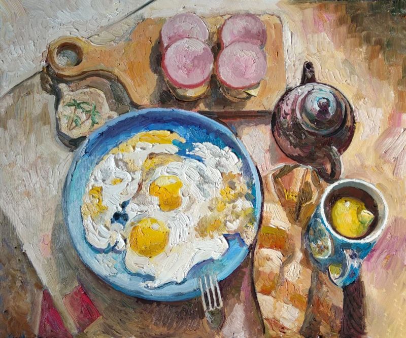 Картина "Завтрак" Ягужинская Анна