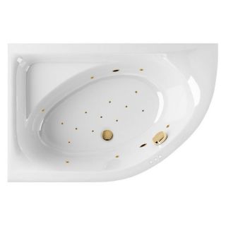 Акриловая ванна Excellent Aquarella WAEX.ARL17.RELAX.GL 170x110 с г/м, L  золото