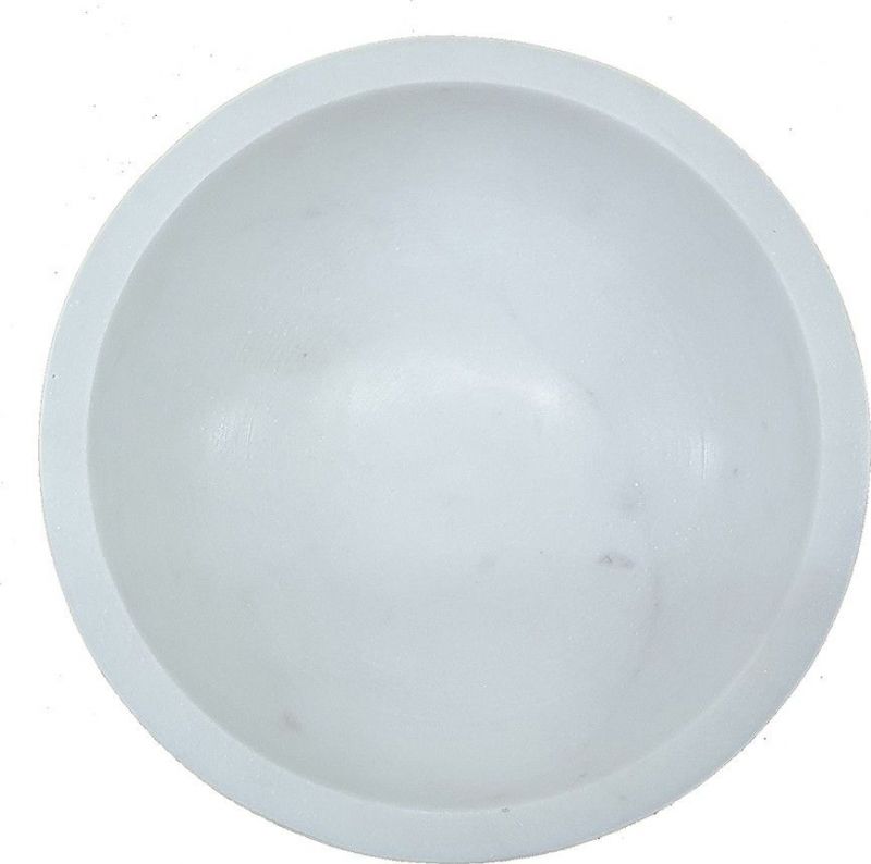 Чаша из белого мрамора 18х18х7см BD-2863809