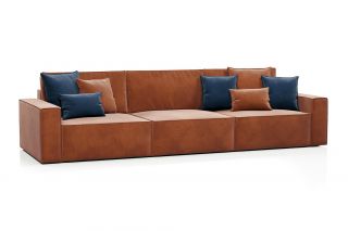 КОРСО XL Диван тканевый прямой, терракотовый D1 furniture BD-2927121