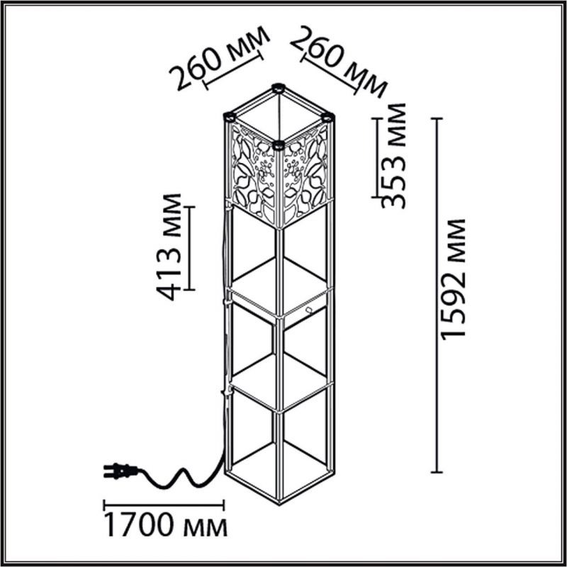 Торшер Lumion COMFI 8092/1F фото 2