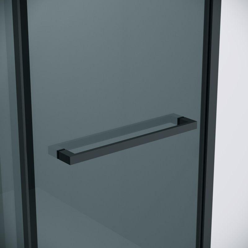 Душевой уголок Grossman Style 120.K33.05.1010.21.10, 100х100 см, профиль черный матовый, стекло тонированное фото 11