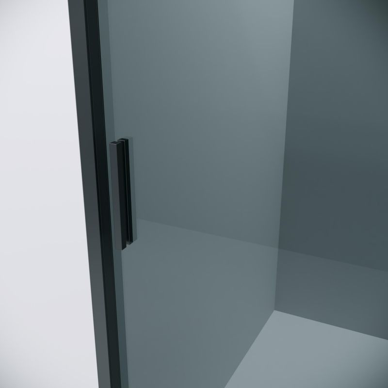 Душевой уголок Grossman Style 120.K33.05.1010.21.10, 100х100 см, профиль черный матовый, стекло тонированное фото 8